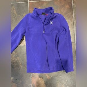 Kids purple Spyder fleece